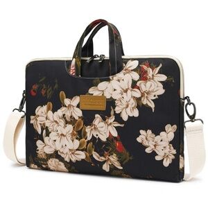 DACHEE Black Peony Waterproof Shoulder Bag